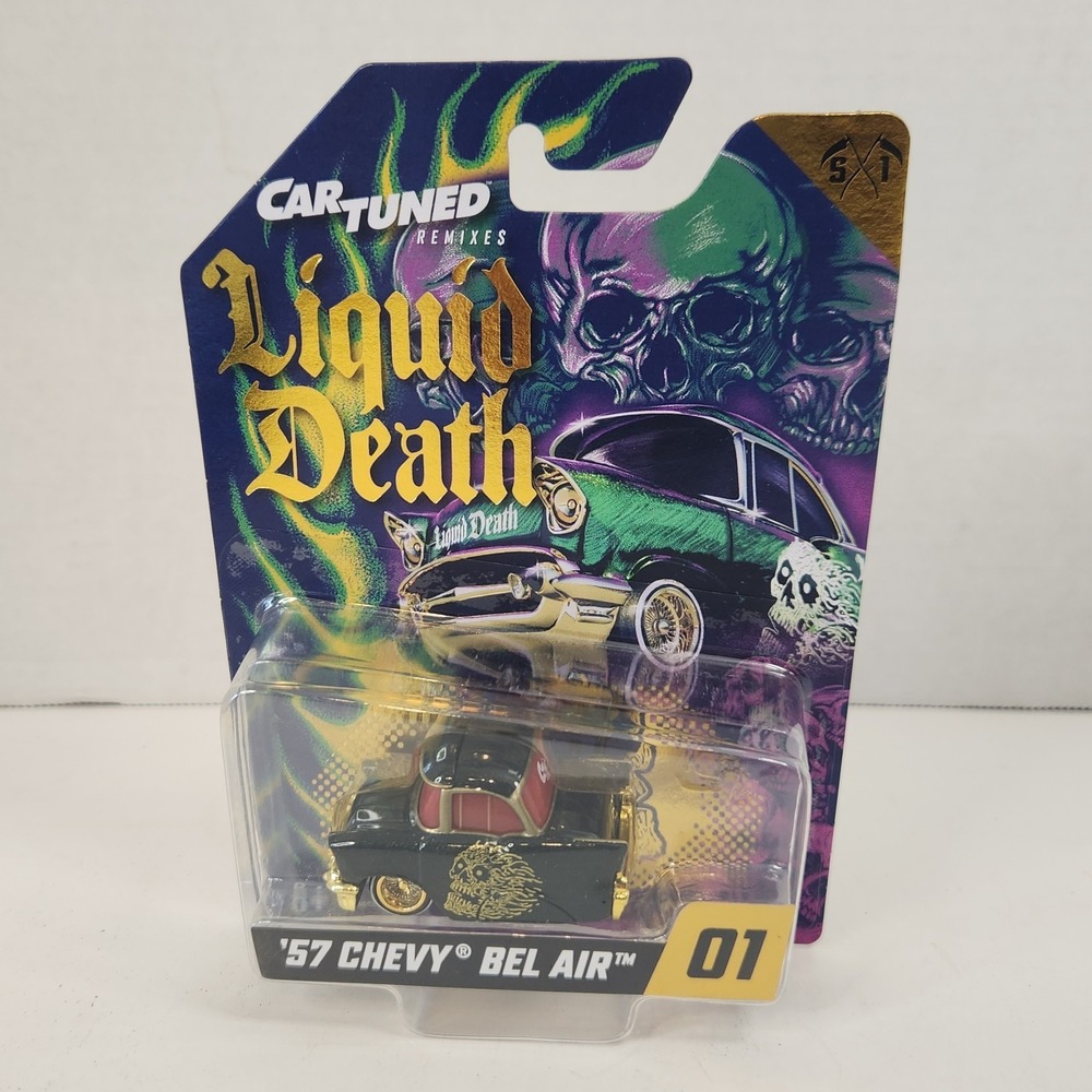 MGA Car Tuned Liquid Death '57 Chevy Bel Air 01 Series 1 Die Cast 1:64